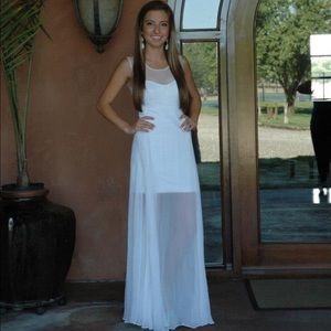 White prom dress!